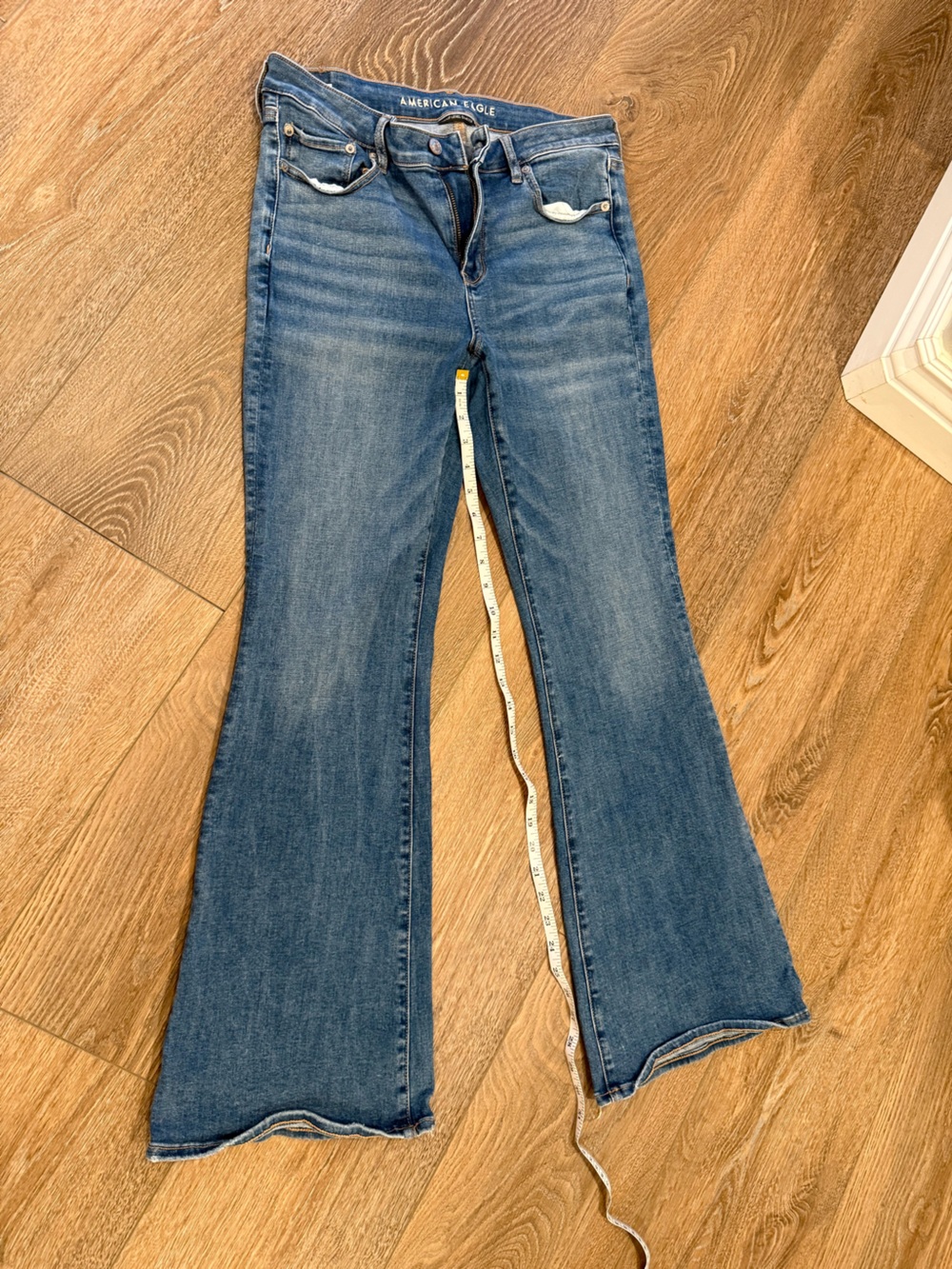 American Eagle Outfitters Medium Blue Flare Jeans